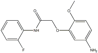 2-(5-amino-2-methoxyphenoxy)-N-(2-fluorophenyl)acetamide Struktur