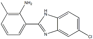 2-(5-chloro-1H-1,3-benzodiazol-2-yl)-6-methylaniline Struktur