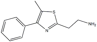 2-(5-methyl-4-phenyl-1,3-thiazol-2-yl)ethanamine Struktur