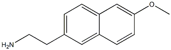 2-(6-methoxynaphthalen-2-yl)ethan-1-amine Struktur