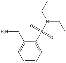 2-(aminomethyl)-N,N-diethylbenzenesulfonamide Struktur