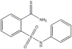 2-(anilinosulfonyl)benzenecarbothioamide Struktur