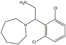 2-(azepan-1-yl)-2-(2,6-dichlorophenyl)ethan-1-amine Struktur