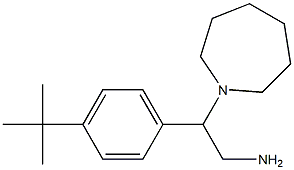 2-(azepan-1-yl)-2-(4-tert-butylphenyl)ethan-1-amine Struktur