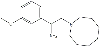 2-(azocan-1-yl)-1-(3-methoxyphenyl)ethan-1-amine Struktur