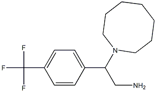 2-(azocan-1-yl)-2-[4-(trifluoromethyl)phenyl]ethan-1-amine Struktur