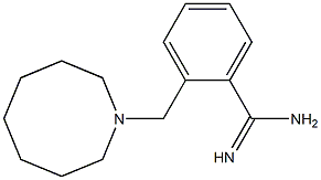 2-(azocan-1-ylmethyl)benzene-1-carboximidamide Struktur