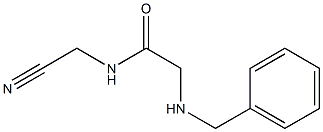 2-(benzylamino)-N-(cyanomethyl)acetamide Struktur