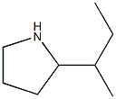 2-(butan-2-yl)pyrrolidine Struktur