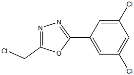 2-(chloromethyl)-5-(3,5-dichlorophenyl)-1,3,4-oxadiazole Struktur