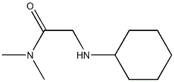 2-(cyclohexylamino)-N,N-dimethylacetamide Struktur