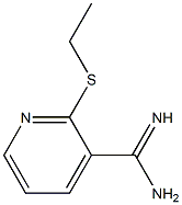 2-(ethylsulfanyl)pyridine-3-carboximidamide Struktur