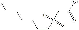 2-(heptane-1-sulfonyl)acetic acid Struktur