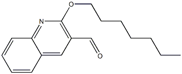 2-(heptyloxy)quinoline-3-carbaldehyde Struktur