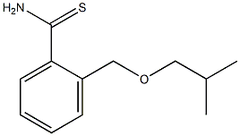 2-(isobutoxymethyl)benzenecarbothioamide Struktur