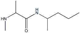 2-(methylamino)-N-(pentan-2-yl)propanamide Struktur