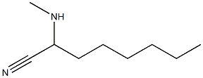 2-(methylamino)octanenitrile Struktur