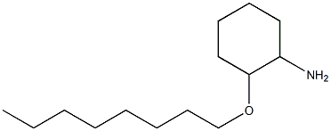 2-(octyloxy)cyclohexan-1-amine Struktur