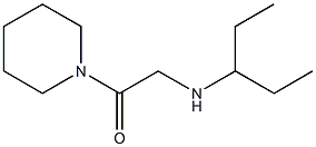 2-(pentan-3-ylamino)-1-(piperidin-1-yl)ethan-1-one Struktur