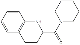 2-(piperidin-1-ylcarbonyl)-1,2,3,4-tetrahydroquinoline Struktur