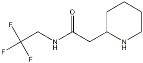 2-(piperidin-2-yl)-N-(2,2,2-trifluoroethyl)acetamide Struktur