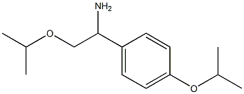 2-(propan-2-yloxy)-1-[4-(propan-2-yloxy)phenyl]ethan-1-amine Struktur