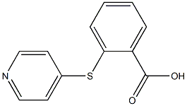 2-(pyridin-4-ylthio)benzoic acid Struktur