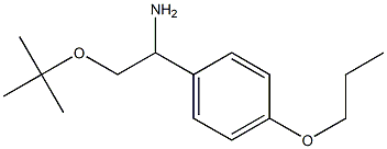 2-(tert-butoxy)-1-(4-propoxyphenyl)ethan-1-amine Struktur