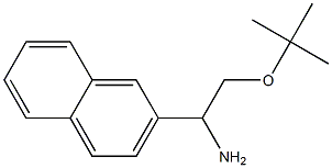 2-(tert-butoxy)-1-(naphthalen-2-yl)ethan-1-amine Struktur