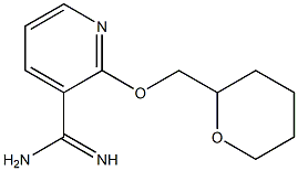 2-(tetrahydro-2H-pyran-2-ylmethoxy)pyridine-3-carboximidamide Struktur