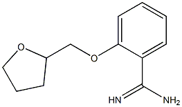 2-(tetrahydrofuran-2-ylmethoxy)benzenecarboximidamide Struktur