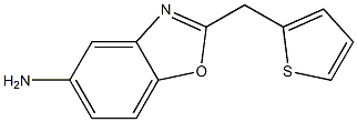 2-(thien-2-ylmethyl)-1,3-benzoxazol-5-amine Struktur