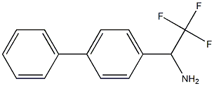 2,2,2-trifluoro-1-(4-phenylphenyl)ethan-1-amine Struktur