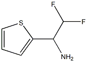 2,2-difluoro-1-(thiophen-2-yl)ethan-1-amine Struktur