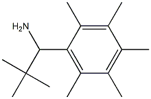 2,2-dimethyl-1-(2,3,4,5,6-pentamethylphenyl)propan-1-amine Struktur