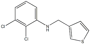 2,3-dichloro-N-(thiophen-3-ylmethyl)aniline Struktur