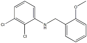 2,3-dichloro-N-[(2-methoxyphenyl)methyl]aniline Struktur