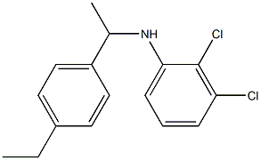 2,3-dichloro-N-[1-(4-ethylphenyl)ethyl]aniline Struktur