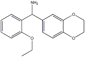 2,3-dihydro-1,4-benzodioxin-6-yl(2-ethoxyphenyl)methanamine Struktur