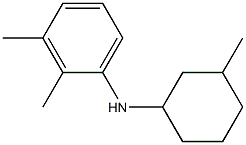 2,3-dimethyl-N-(3-methylcyclohexyl)aniline Struktur