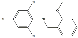 2,4,6-trichloro-N-[(2-ethoxyphenyl)methyl]aniline Struktur