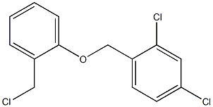 2,4-dichloro-1-[2-(chloromethyl)phenoxymethyl]benzene Struktur