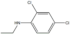 2,4-dichloro-N-ethylaniline Struktur