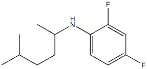 2,4-difluoro-N-(5-methylhexan-2-yl)aniline Struktur