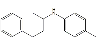 2,4-dimethyl-N-(4-phenylbutan-2-yl)aniline Struktur