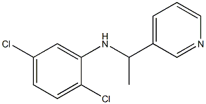 2,5-dichloro-N-[1-(pyridin-3-yl)ethyl]aniline Struktur