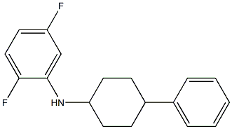 2,5-difluoro-N-(4-phenylcyclohexyl)aniline Struktur