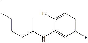 2,5-difluoro-N-(heptan-2-yl)aniline Struktur