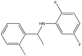 2,5-difluoro-N-[1-(2-methylphenyl)ethyl]aniline Struktur