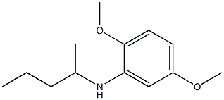 2,5-dimethoxy-N-(pentan-2-yl)aniline Struktur